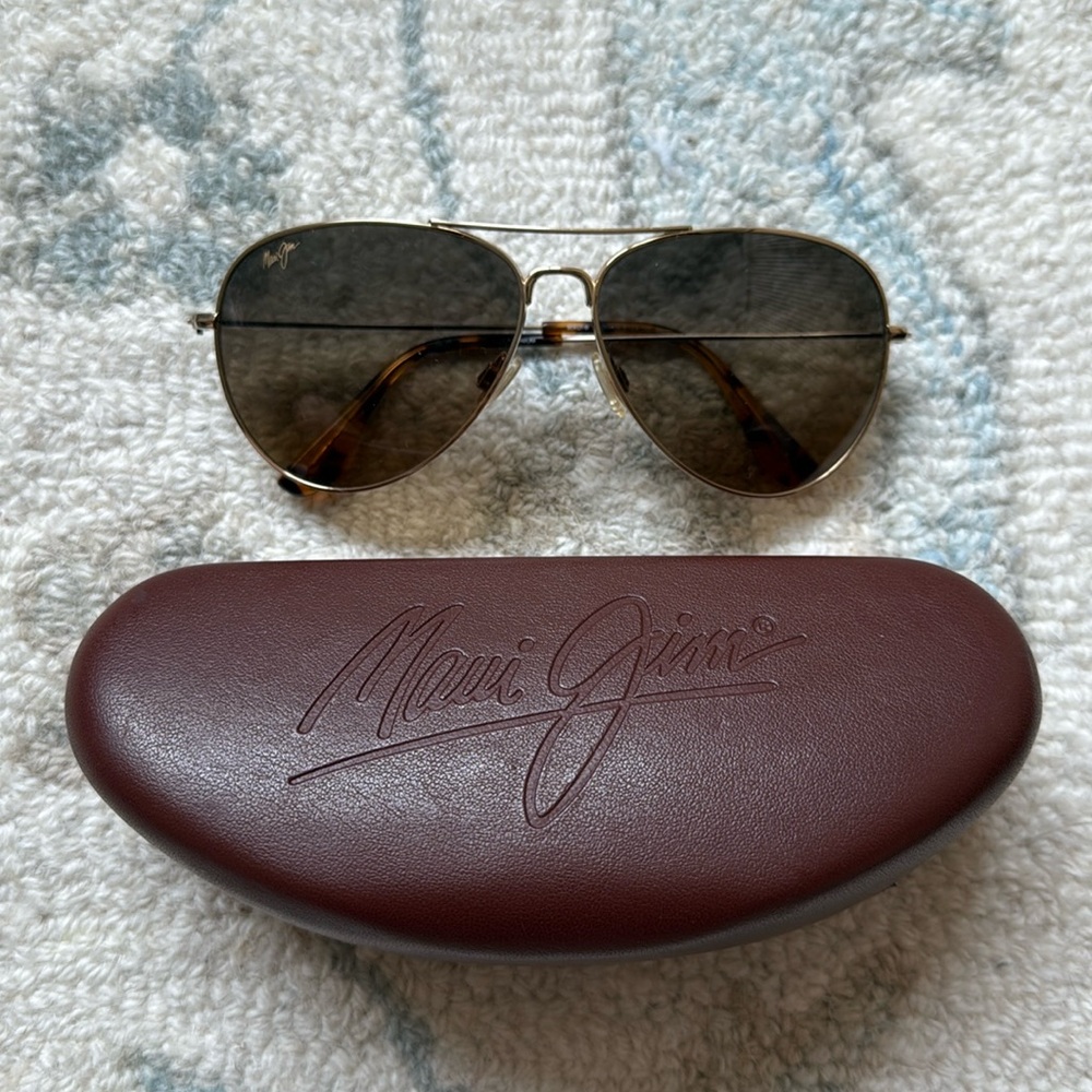Maui Jim aviator sunglasses